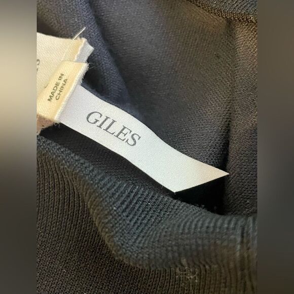 5 á 7 Cinq á Sept Giles Joggers Faux Leather Black L - Picture 7 of 9